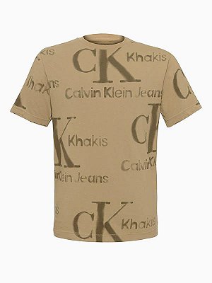 Camiseta Khakis Caqui Medio Calvin Klein - 08