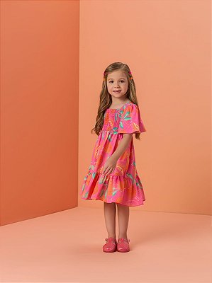 Vestido Pink Orange Mon Sucré - 23012