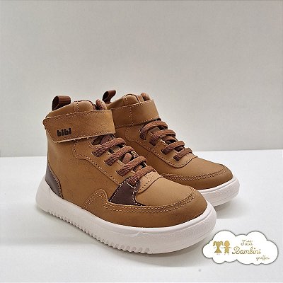 Tenis New Way Couro Caramel/expresso Bibi - 528533/1192098