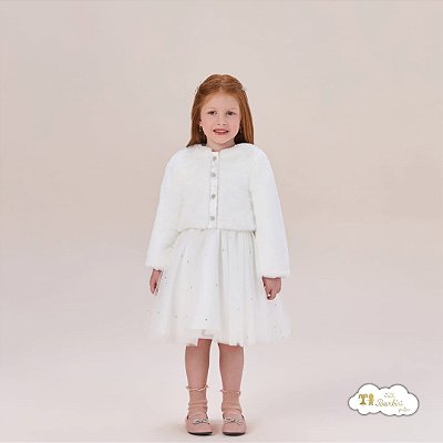 Bolero Peles Off White Petit Cherie - 24012