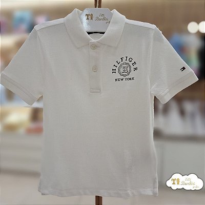 Camiseta Polo Branca Tommy - 08801