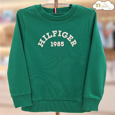 Blusa Sweatshirt Verde Tommy - 09000