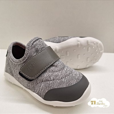 Tenis fisioflex Originals Tecido Cinza/mescla 1215082