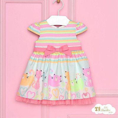 Vestido Verao Lovely Cats 054/3125054