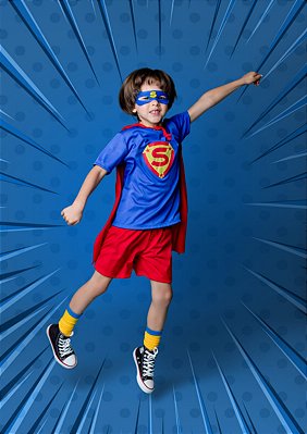 Conj Bermuda e Camiseta Super s Douvelin-8035