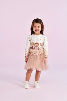 Vestido Ml Inverno Stylish Bears Petit Cherie-26246
