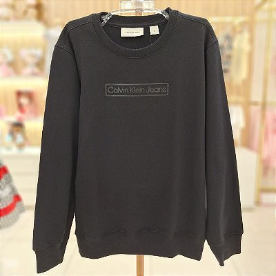 Moletom Boy Logo Ck Box Preto Calvin Klein-3750987