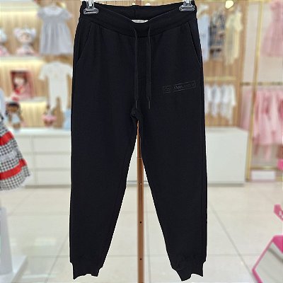 Calça de Moletom Logo Ck Box Preto Calvin Klein-0450987
