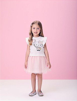 Conjunto Blusa  Saia Perola Momi-j6873