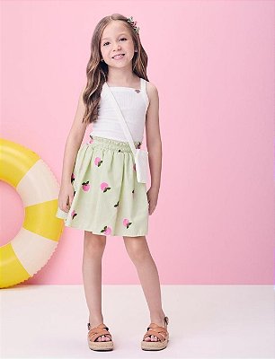 Conjunto Regata Saia Off White Momi-h6691