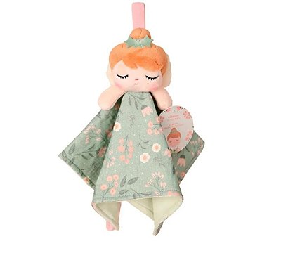 NANINHA DE MUSLIN COM PRENDEDOR DE CHUPETA ANGELA FADA LULU  - EAN 6954124928105 _  METOO BY BUP BABY