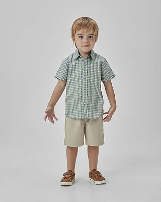 Camisa  Xadrez Fio Tinto Vd Medio Um Mais Um-897531a