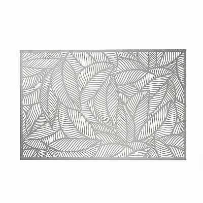 Lugar Americano Leaf Prateado