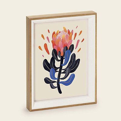 PORTA-RETRATO EM MDF/FLOR - 15X20 MART