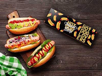 PAULISTA HOT DOG LOVERS BLACK - Pacote com 100 unidades #desconto