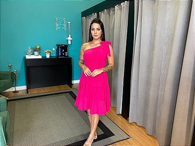 Vestido Duna Um Ombro