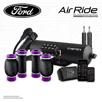 Kit Air Ride Black + Montado e Testado - 8mm | Ford