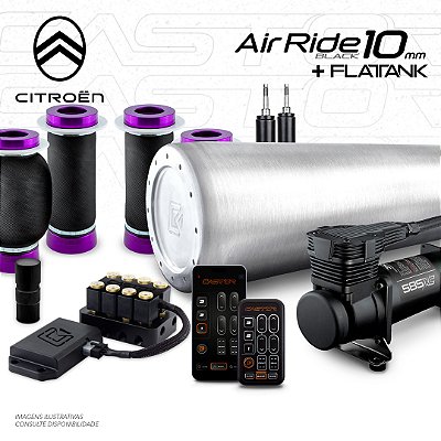 KIT 3 AirRide Black 10mm + FlatTank | Citroen