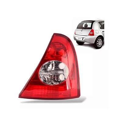 Lanterna traseira do clio hatch renault de 2003 a 2010 bicolor lado direito tyc cod 15088