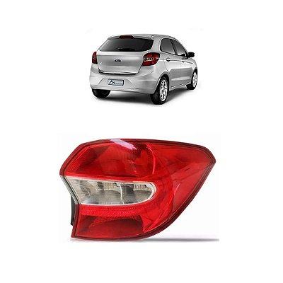 Lanterna traseira do ka hatch ford de 2015 em diante lado direito bicolor cod 23386