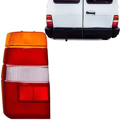 Lanterna traseira do fiorino elba fiat de 1985 a 1997 lado esquerdo ambar cod 250911