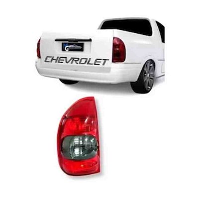 Lanterna traseira do corsa wagon pick up chevrolet de 2000 até 2002 4 portas fumê lado esquerdo mikron class cod 0171