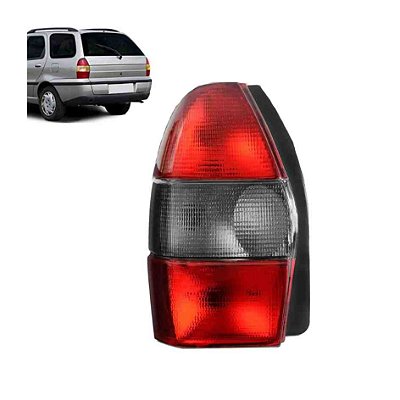 Lanterna traseira do palio weekend fiat lado esquerdo de 1997 a 2000 vermelha fume cod 252532 492333
