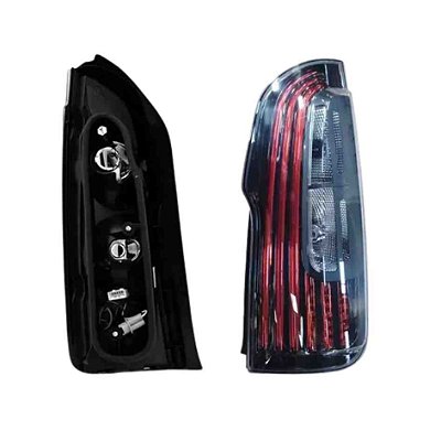 Lanterna traseira do idea fiat de 2011 a 2014 lado direito fume cod 20046