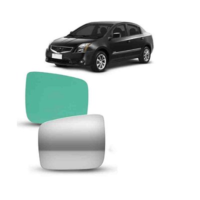 Lente do retrovisor sem base sentra nissan 2010 a 2013 lado esquerdo blawer cod 5334e