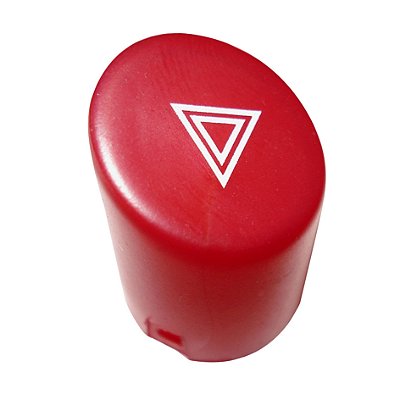 Capa do botão pisca alerta do fiesta redonda curta de 2002 em diante vermelho cod 0649196 ap199