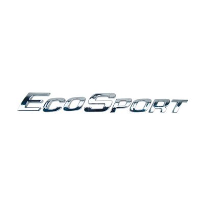 Emblema letreiro da ecosport ford de 2003 a 2012 cromado marcon cod 787 0237076