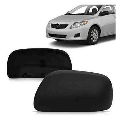 Capa de retrovisor do corolla toyota de 2009 a 2013 lado direito sem furo cod rjsc88li 0064505