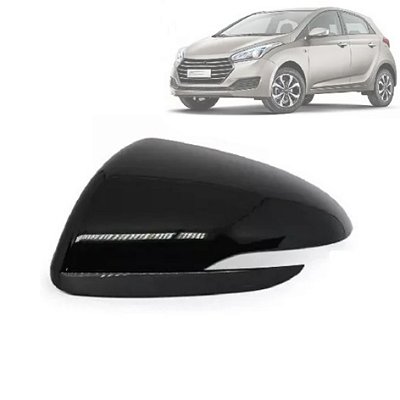 Capa de retrovisor do hb20 hyundai de 2020 a 2023 com seta lado esquerdo cod 32087