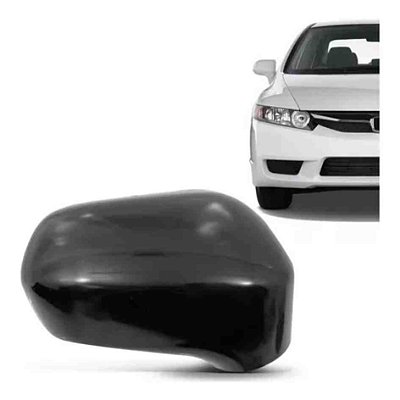Capa retrovisor civic honda 2007 a 2011 sem pisca lado esquerdo cod 23501