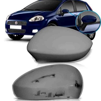 Capa retrovisor punto fiat 2007 a 2012 primer lado direito view max cod vw1509116d vw6156cpr