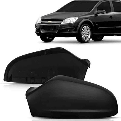 Capa retrovisor vectra chevrolet 2008 a 2012 preto lado direito metagal cod 516028