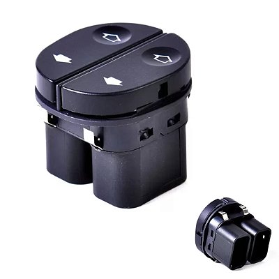 Interruptor vidro elétrico fiesta ka courier ford 1996 a 2013 duplo lado esquerdo cod dtc2124