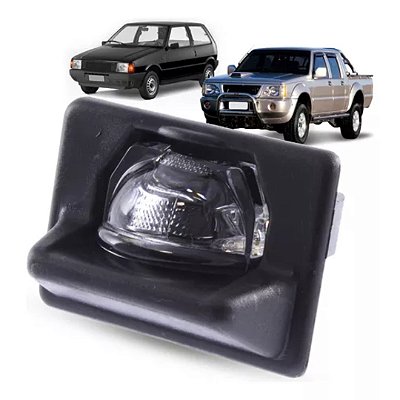 Lanterna placa uno 1984 a 2004 triton l200 com soquete cod dp3114 ls223 0118856 0187402