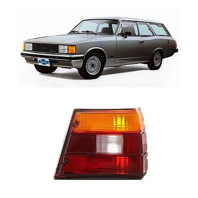 Lanterna traseira caravan 1980 até 1992 tricolor lado direito ht cod 80792 470382