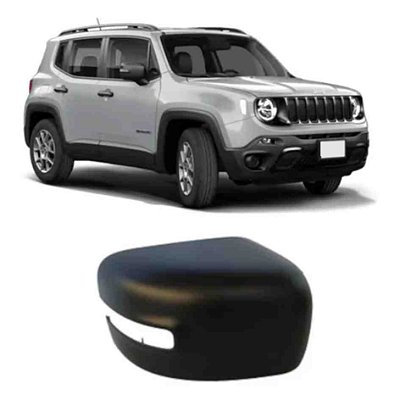 Capa retrovisor renegade jeep 2015 a 2021 com pisca lado esquerdo cod 25783