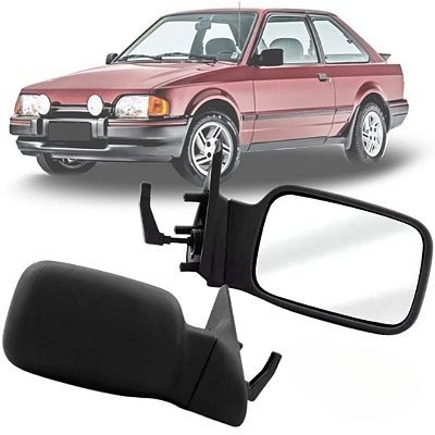 Retrovisor externo do escort hobby de 1987 a 1993 com controle lado direito cod 13101