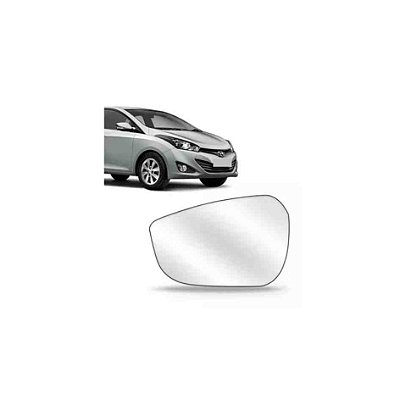 ​​​​​​​Lente do retrovisor do hb20 e elantra hyundai de 2011 em diante lado direito espelhado sem base cod 1115100 5339d