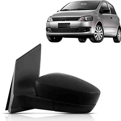 Retrovisor externo do spacefox volkswagen de 2010 a 2014 com controle lado esquerdo cod rwte43cr