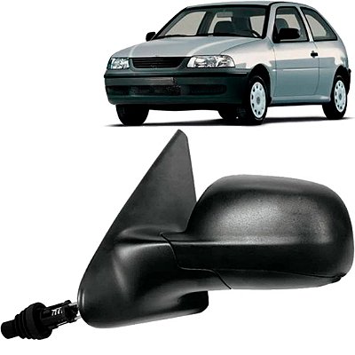 Retrovisor do gol g3 volkswagen de 1999 externo do lado esquerdo 2 portas com controle modelo plano cod 14770
