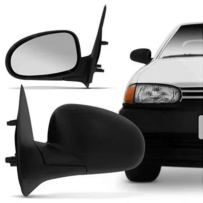 Retrovisor do gol volkswagen de 1999 a 2005 externo do lado esquerdo de 2 portas fixo cod 14790 212696