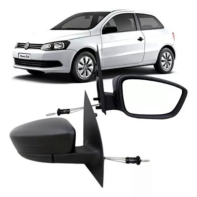 Retrovisor do gol voyage g6 volkswagen de 2012 em diante externo de lado direito com controle cod eb900