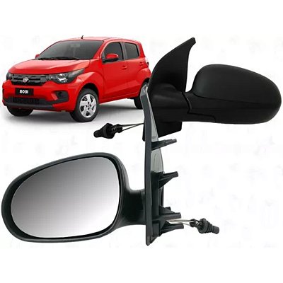 Retrovisor do mobi fiat de 2014 em diante externo do lado direito com controle retrovex cod rx4538