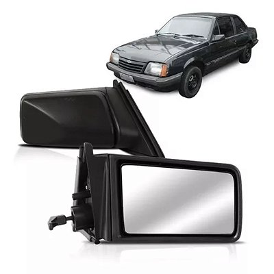 Retrovisor do monza chevrolet de 1985 a 1990 externo do lado direito de 2 e 4 portas com controle retrovex cod rx2220