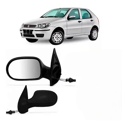 Retrovisor do palio fire economy e siena fiat de 2011 em diante externo do lado esquerdo de 4 portas com controle cod rx4515