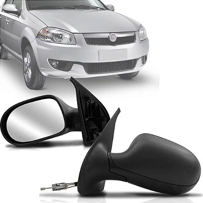 Retrovisor do palio fire fiat de 2011 em diante externo do lado esquerdo de 4 portas com controle spj cod eb803
